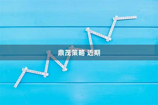 鼎茂策略 近期